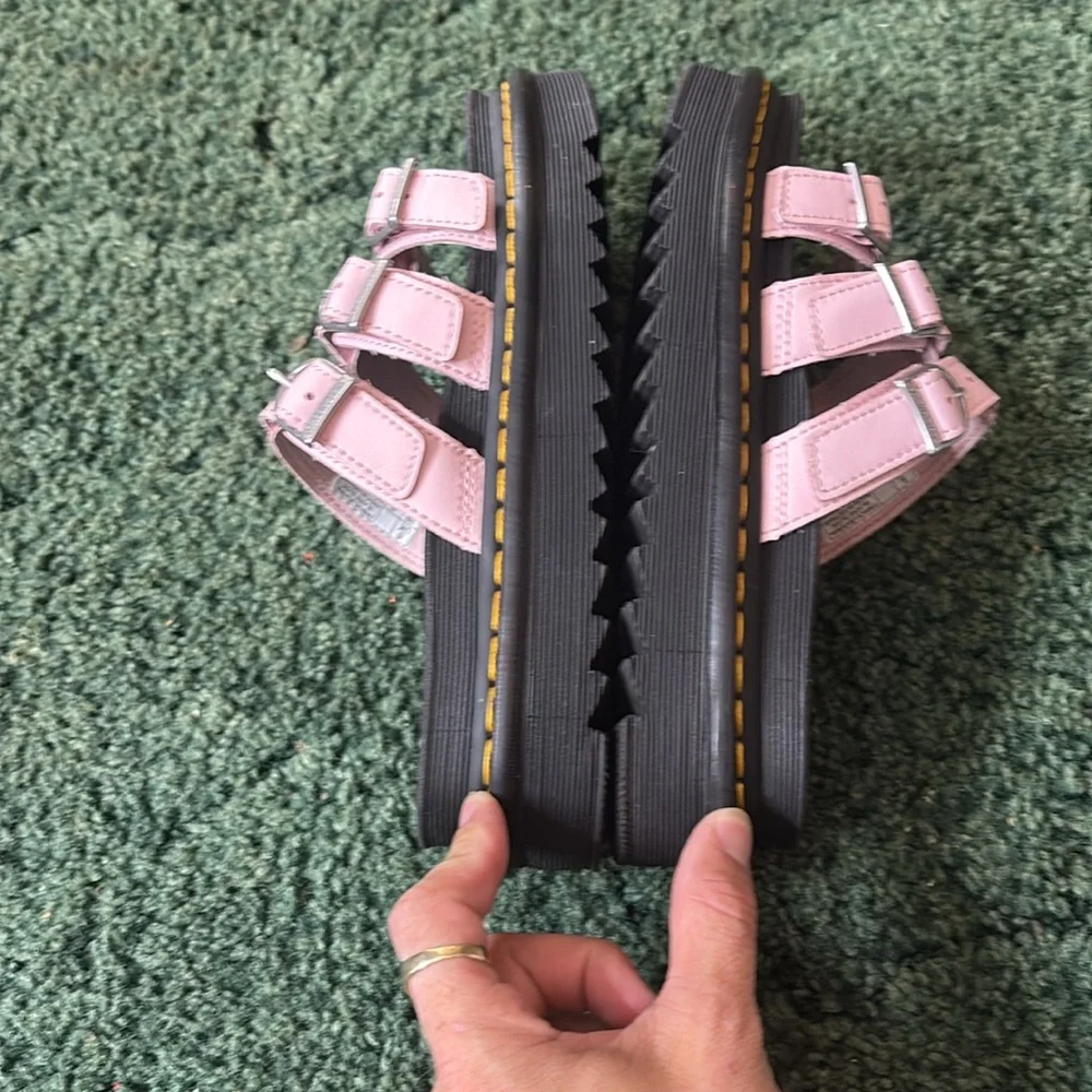 Dr. Martens Pink Sandals with Adjustable Straps - Picture 3 of 8